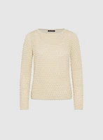 Pull en tricot textur