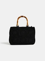 Sac à main à sangle en bambou