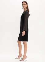 Velvet A-Line Dress