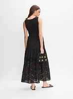 Cotton Cutout Maxi Dress