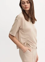 Cargo Pocket Drawstring Top