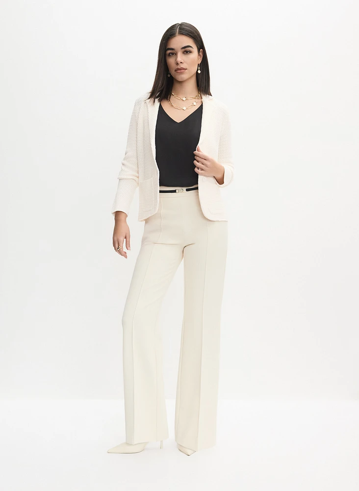 Notch Collar Cardigan