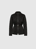 Manteau matelassé à ceinture