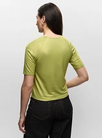 Foiled Crew-Neck Tee