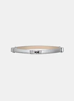 Ceinture à boucle en fermoir tournant