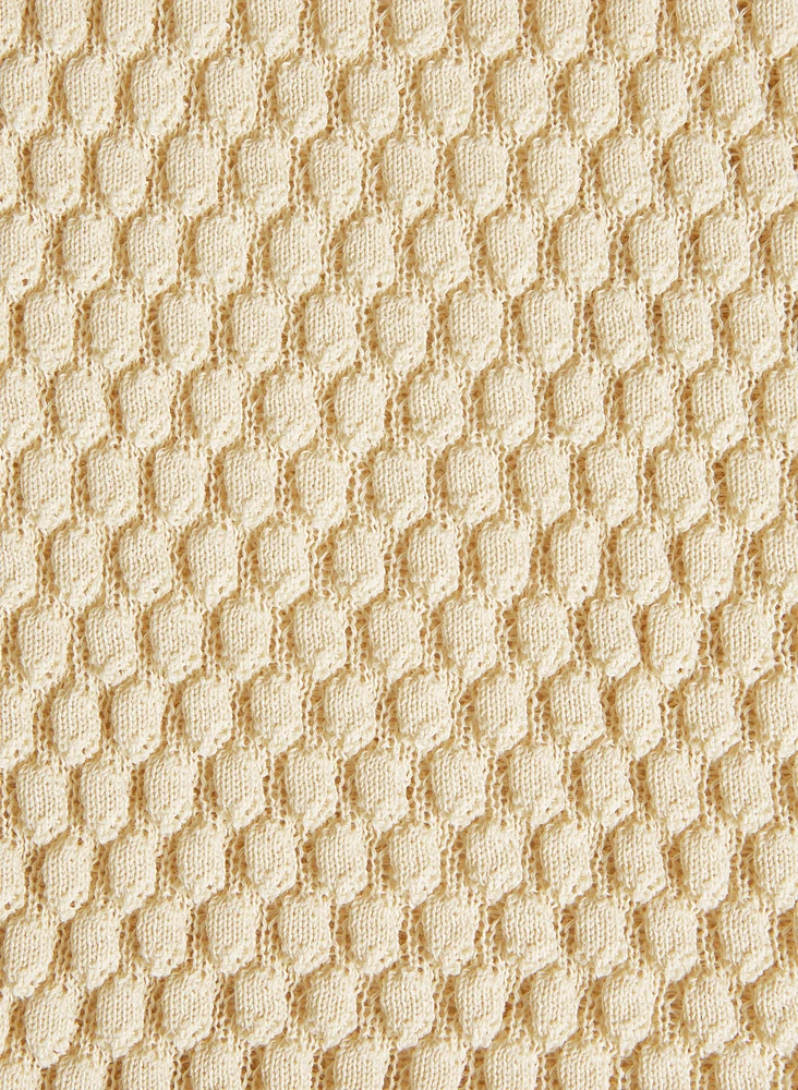 Pull en tricot textur