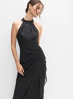 Robe à bustier paillettes