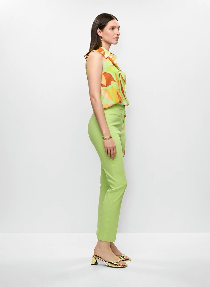 Patch Pocket Slim Leg Pants