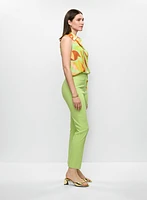 Patch Pocket Slim Leg Pants