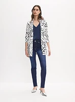 Joseph Ribkoff - Abstract Print Blazer