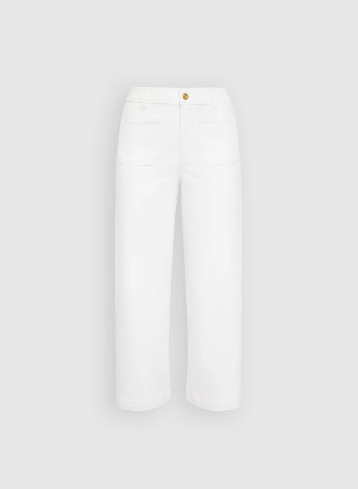 Pantalon gaucho en denim
