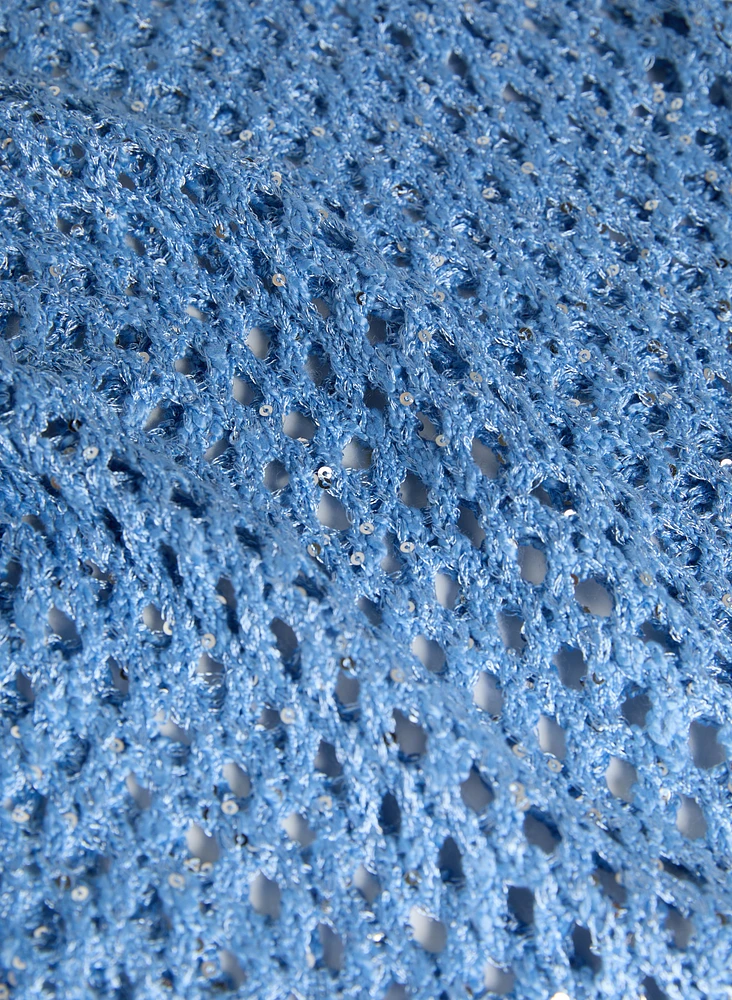 Pull en tricot ajouré