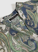 Paisley Flutter Sleeve Blouse