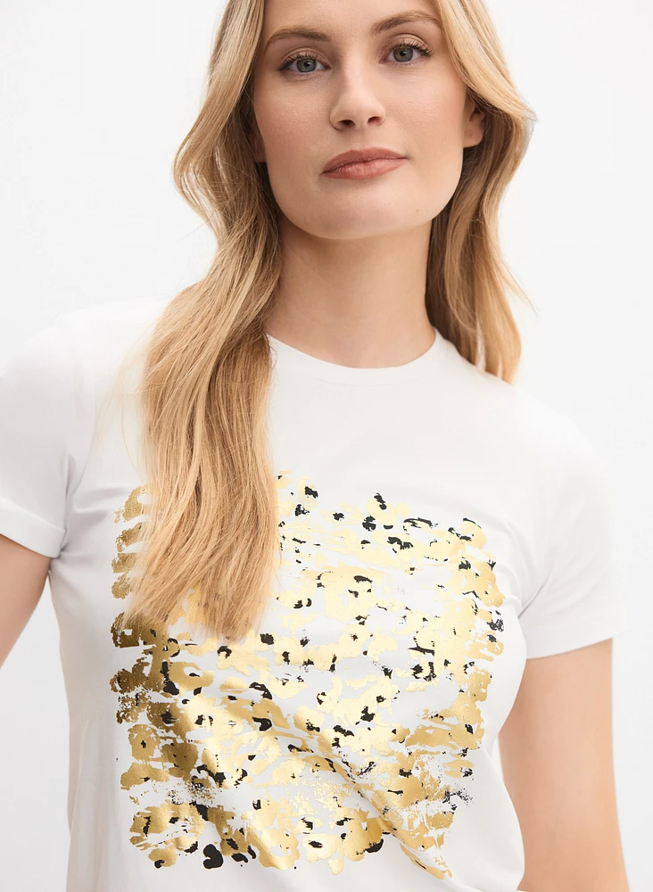 Foil Print T-Shirt