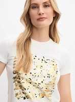Foil Print T-Shirt