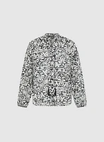 Mixed Print Blouse