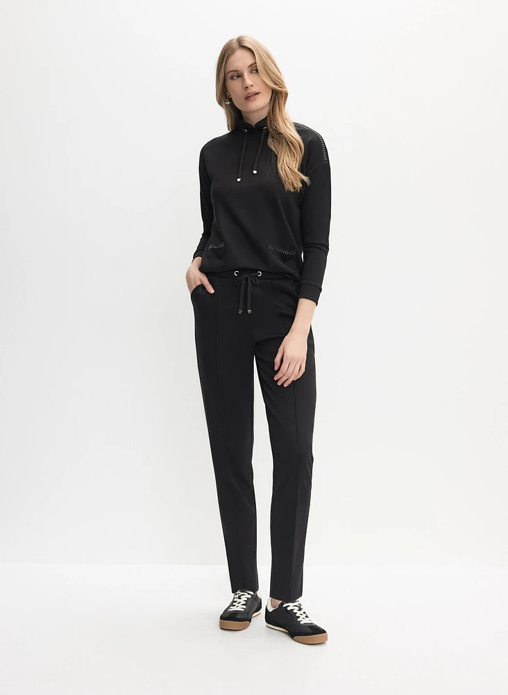 Stud Detail Scuba Top