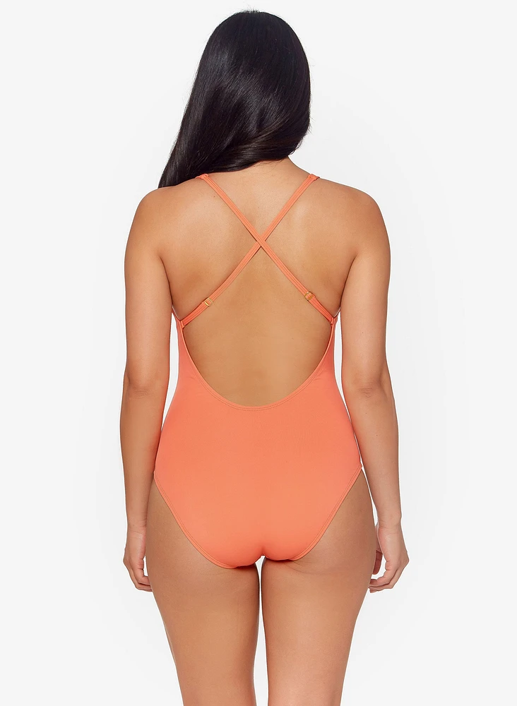 Bleu by Rod Beattie - Maillot de bain une pièce à anneau