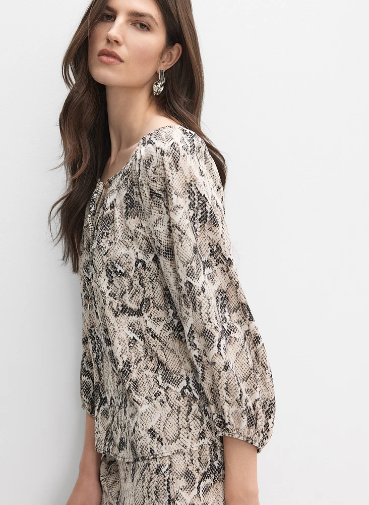 Joseph Ribkoff - Blouse à motif peau de serpent