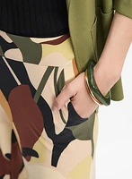Abstract Wide-Leg Pants