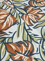 Graphic Leaf Print Dress