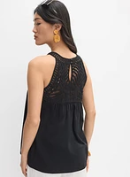 Crochet Detail Top