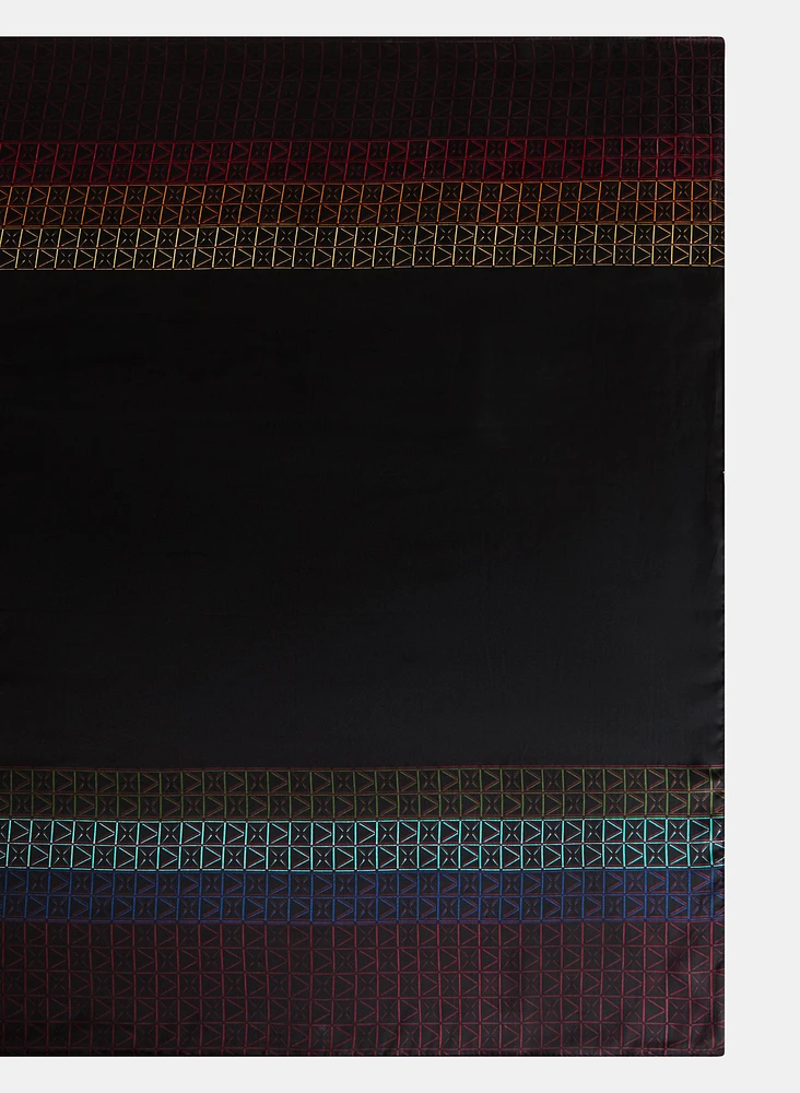 Foulard léger à motif géométrique