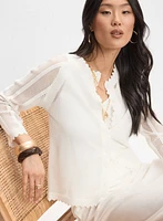 Scalloped Edge Cardigan
