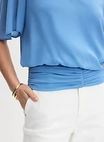 V-Neck Chiffon Blouse
