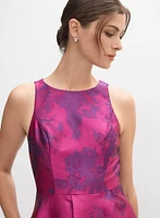 Adrianna Papell - Robe florale ajustée et évasée