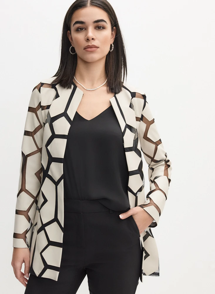 Joseph Ribkoff - Veste à détails transparents