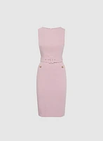 Belted Sheath Dress