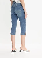 Capri en denim étroit