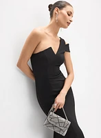 Asymmetric One-Shoulder Gown