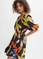 Abstract Leaf Dress