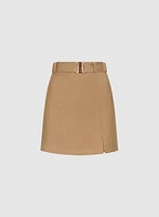 Stretch Linen Skort