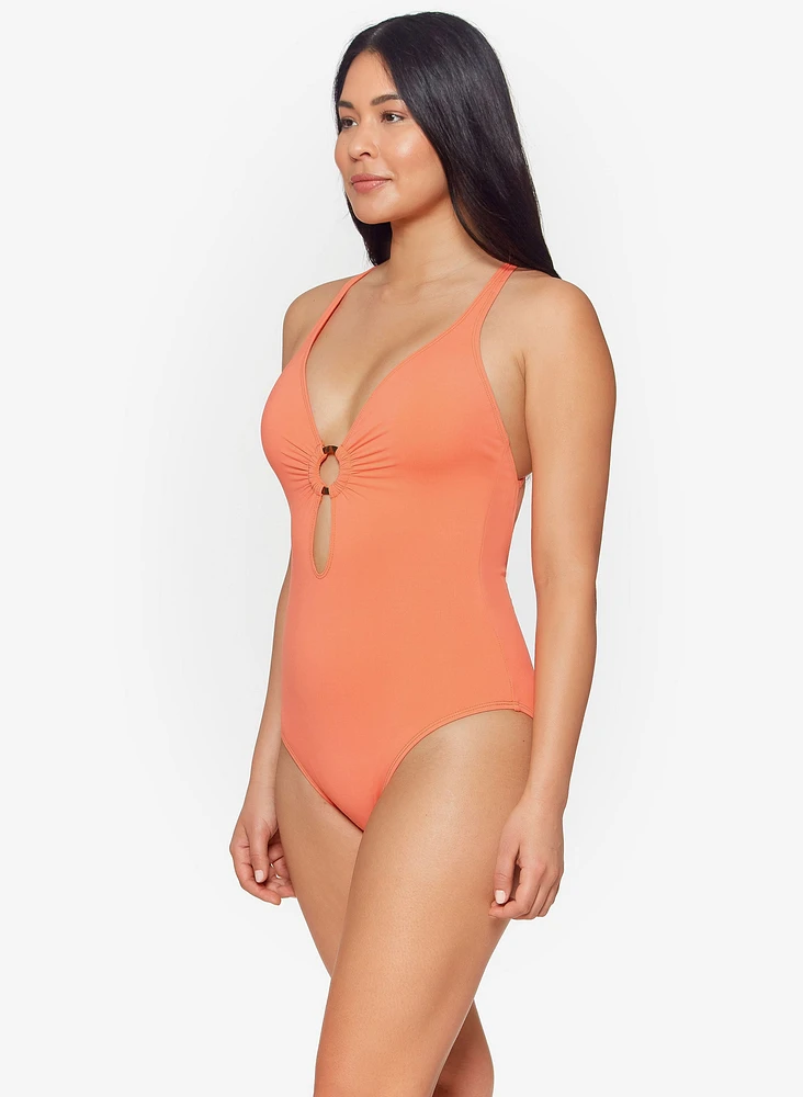 Bleu by Rod Beattie - Maillot de bain une pièce à anneau