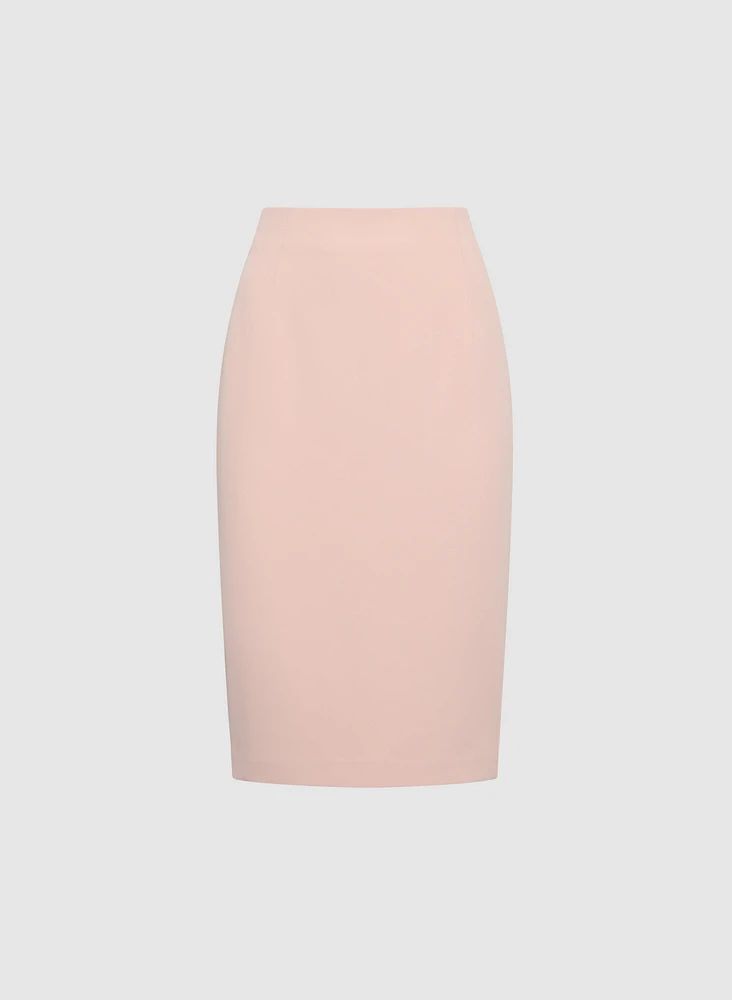 Seamed Waist Pencil Skirt
