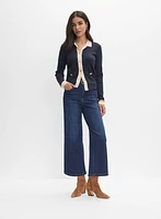 Belted Culotte Jeans
