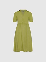 Garment-Washed Dress