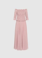 Lace & Chiffon Dress
