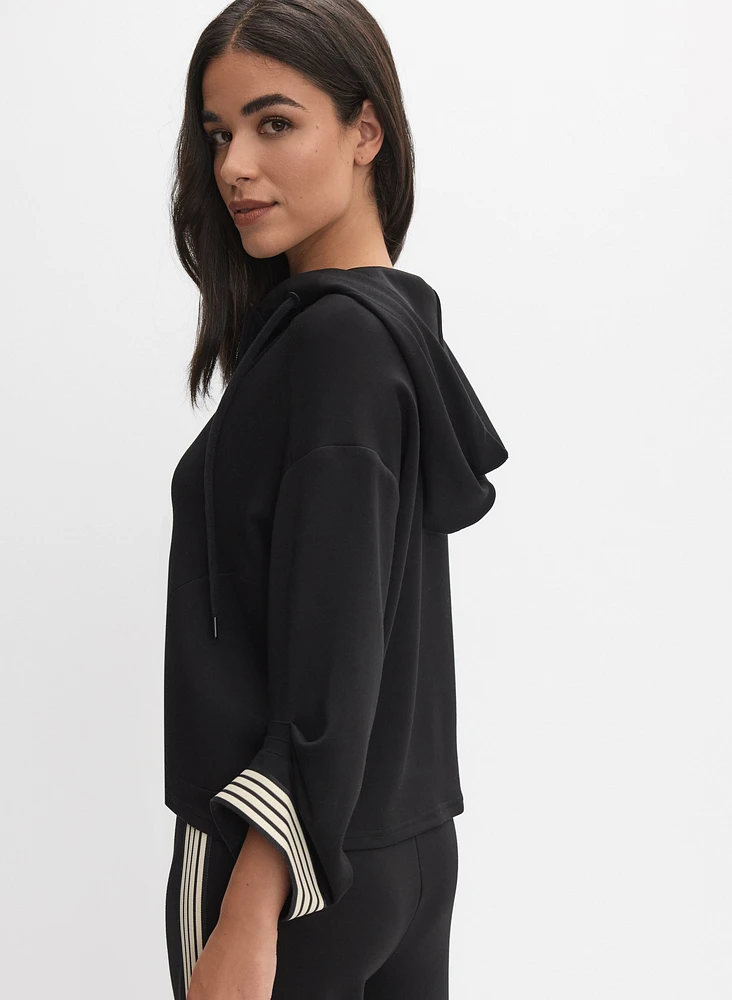 Veste à bandes contrastantes