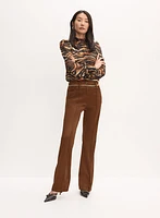 Faux Suede Pants