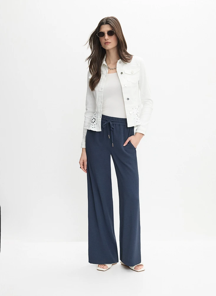 Joseph Ribkoff - Veste en denim à basque