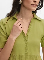 Garment-Washed Dress