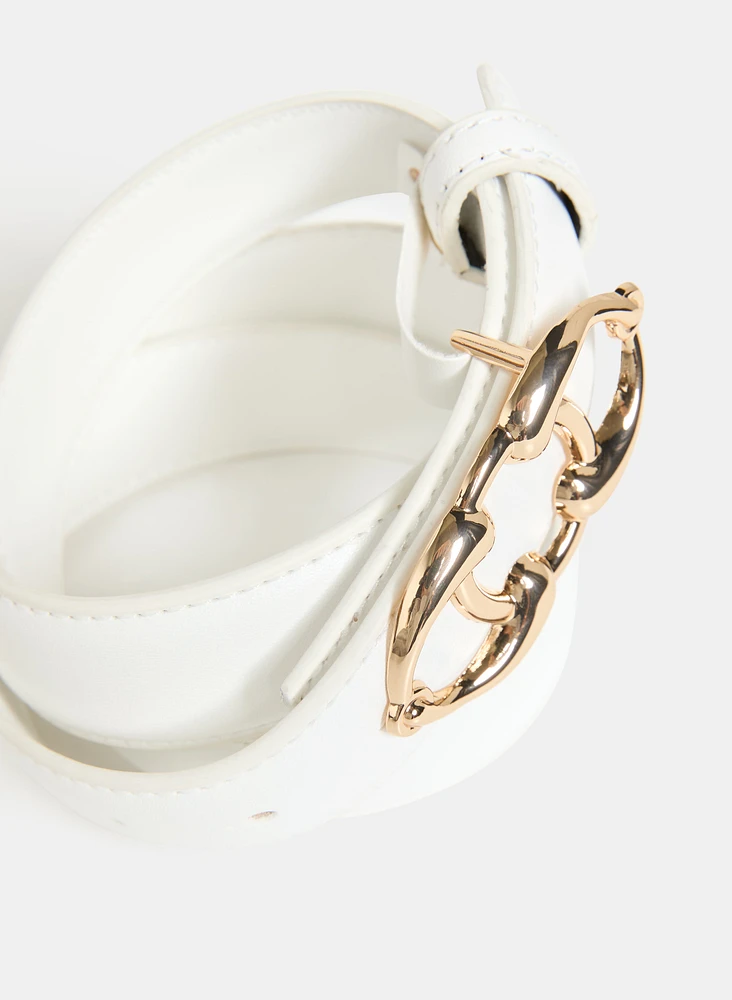 Link Buckle Belt