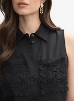 Crochet Pocket Blouse