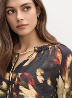 Abstract Print Blouse