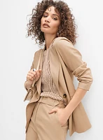 Stretch Linen Blazer