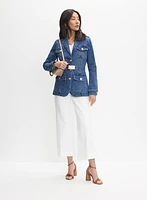 Belted Denim Jacket